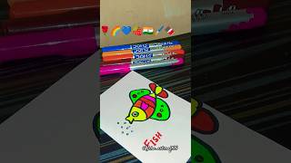 How to draw fish 🐠 #art #artscraft #artinspiration #drawing #drawingideas #satisfying #artideas