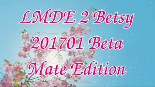 Linux Mint Debian LMDE 2 Betsy 201701 Beta MATE Edition Preview