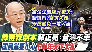 【每日必看】國會改革真正戰場在這裡 蔡正元:藍營鎖定罷免「2女綠委」｜57.3%民眾支持國會改革法案! 共4成1挺藍白立院表現 20240610