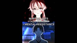 YUNO GASAI (BASE) VS AYANOKOUJI KIYOTAKA #animedebates #likeandsubscribe #faxorcap #shorts #anime