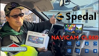Spedal Navicam CL860 4K DashCam Front/Rear 9.3" Screen Wireless Apple CarPlay＆Android Auto Bluetooth