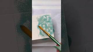 Create texture in your backgrounds with a dry paintbrush! 💡 #WOWEmbossing #MixedMedia