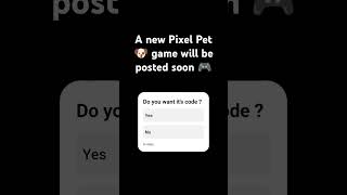 Pet coding game 🎮🐶 #coding #shorts #game #gamedev #gamedevelopment #shortsvideo #frontend #ytshorts