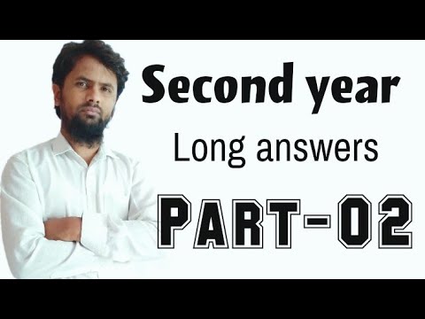 second year long answers part-02