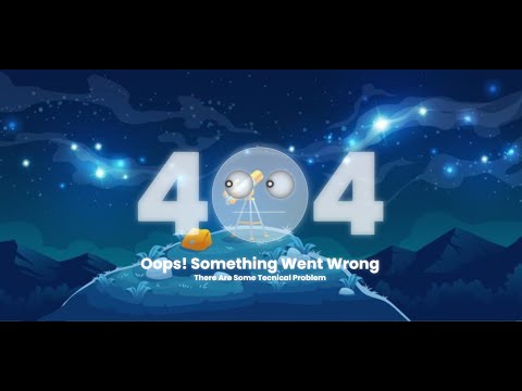 How to create a 404 Error page using HTML and CSS 2021. With free source code.