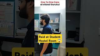 Raid at eSaral Gurukul Student Hostel Room 😱 Bachcha Pakda Gaya 💀 #shorts #esaral #jee #neet #kota