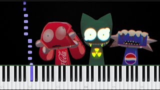 How to Play "Sprunki Pyramixed Horror (BONUS)" on Piano