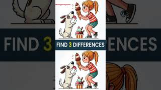 Find the 3 Differences – Only Geniuses Can 🧠#puzzletime #viral#shorts#puzzletime