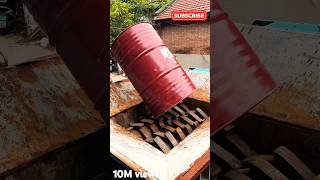 "Drum to Cutter Machine Transformation! | DIY Industrial Conversion | Metal Recycling