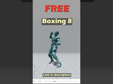 Boxing 8. Free Mixamo animation for Daz Studio's Genesis 9. #dazstudio #mixamo
