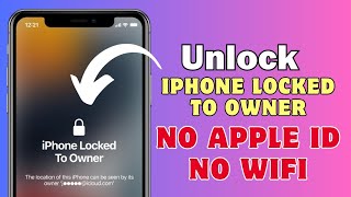 [New Method] iPhone Locked To Owner Without Apple ID Password|iCloud Activation Lock Fixed ✅ 2024✅