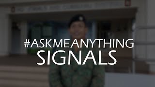 Ask Me Anything: Signals