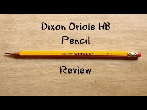 Dixon Oriole HB Pencil Review