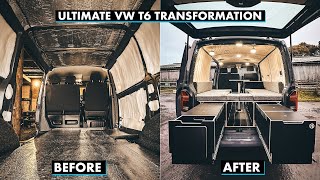 Ultimate VW T6 Transformation: From Blank Canvas to Adventure-Ready Camper!