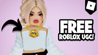 GET THIS *FREE* GOLDEN CHAIN SOCCER NECKLACE NOW 🥰 ROBLOX UGC