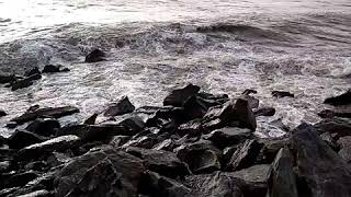 Malpe beach, Udupi | Sea walk during sunset " The final wave". #Seawalk #Malpebeach #Udupi
