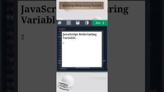 𝐉𝐚𝐯𝐚𝐒𝐜𝐫𝐢𝐩𝐭 𝐑𝐞𝐝𝐞𝐜𝐥𝐚𝐫𝐢𝐧𝐠 𝐕𝐚𝐫𝐢𝐚𝐛𝐥𝐞 | #javascript #variables #script #html #css @Educationslearning