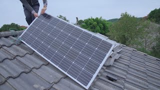 太阳能光伏发电系统2000元低成本安装的一些小知识，自己也可以简单组装一套发电系统