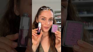THE NEW DIOR COLLECTION💜 #makeup #dior #diorbeauty #cooltone #diorblush #lipoil  #cooltonedmakeup