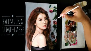 Painting Park Shin Hye | Painting, tips & Tutorial