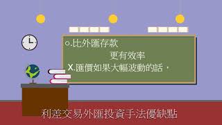 t011利差交易外匯保證金投資手法優缺點