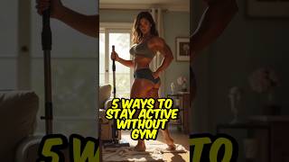 5 WAYS to Stay ACTIVE WITHOUT Gym  #facts #healthtips #healthylifestyle  #wellness