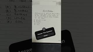 Blood-Relation Reasoning Question | SBI 2024 |IBPS 2024 | RRB 2024 | Banking Exam | @vnclass