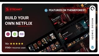 Streamit 3 0  Video Streaming WordPress Theme and RTL @1000theme