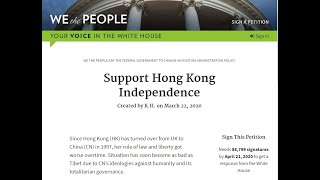 ［獨角邀稿］香港獨立白宮聯署K.H.：美國唔介意香港獨立