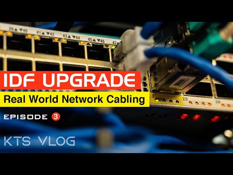 Network Cabling from IDF to Access Points | RJ45 Crimping and Punch Down | KTS Vlog Episode 3