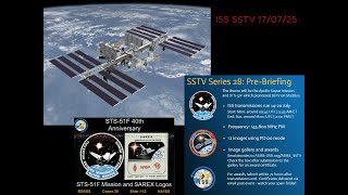 ISS SSTV 17/07/2025 + rtl sdr v3 + mmsstv + sdr sharp