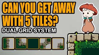 Auto-Tiling while drawing only 5 tiles -- DUAL GRID SYSTEM