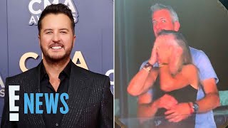 Luke Bryan Makes Cheeky Joke at Concert After Viral Coldplay Fan Cam | E! News