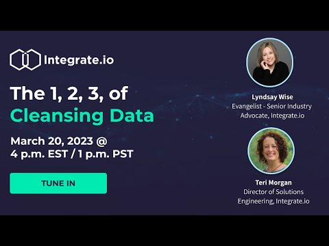 The 1, 2, 3, of cleansing data