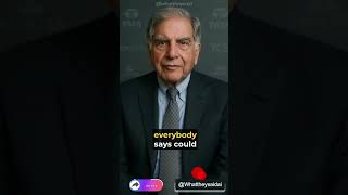 The Greatest Pleasure: Ratan Tata’s Bold Mindset 💯 #shorts" #ratantata #whattheysaidai