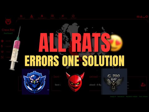 ALL RATS ERROR FIX - CRAXSRAT, EAGLESPY, G700, SPYNOTE - JAVA FOR ALL RATS