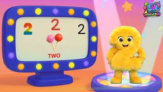 Numbers Writing Song 1 to 5 | Learn to Count and Write with Dancing Numbers | AchuTV4Kids