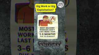 Gig Work or Gig Exploitation??#GigEconomy #Startups #WorkerRights #FastFoodCapitalism #IndiaTech