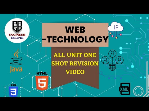 Web Technology Theory AKTU | One Shot Revision of Web-T