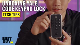 Unboxing the Yale Code Keypad Lock – Tech Tips from Best Buy