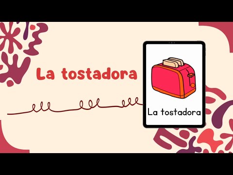 LA TOSTADORA Coloring book in Spanish