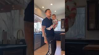 safe to say daddy is feeling way better 🤣 Morning dance party !!!!!