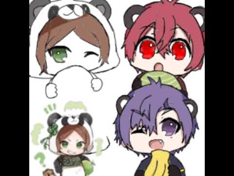 【浦島坂田船8周年】8周年記念イラスト描いてみた/メイキング【🚢💚💜❤️💛】