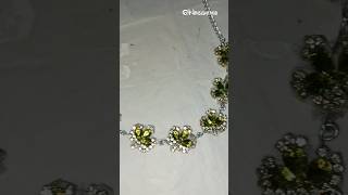 পাতাnecklace.#shortvideo #artandcraft #shotsviral #shotsfeeds #nackless #makingjewellery
