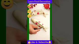 Learn food decoration | How to decorate | How to design | #shorts #howto #trending