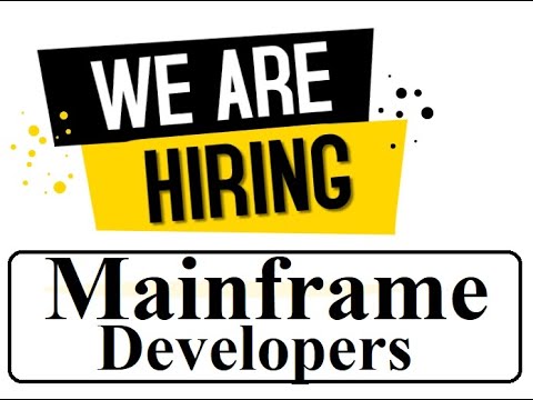 Mainframe Developer Job Opening #mainframes #jobopenings
