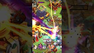 "INSANE Town Hall Snipe! ⚡ Invisible Spell Trick in Clash of Clans!" #shorts #coc #cocshorts