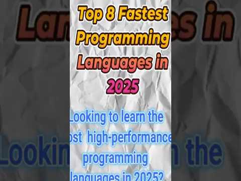 What's the FASTEST Programming Language in 2025 You Haven't Heard Of?