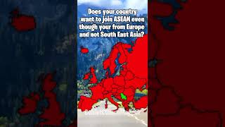 Does your country want join ASEAN?  #serbia #asean #mapping
