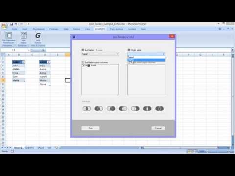 How to find the matches between two columns in Excel with Gegprifti Add-In for Excel